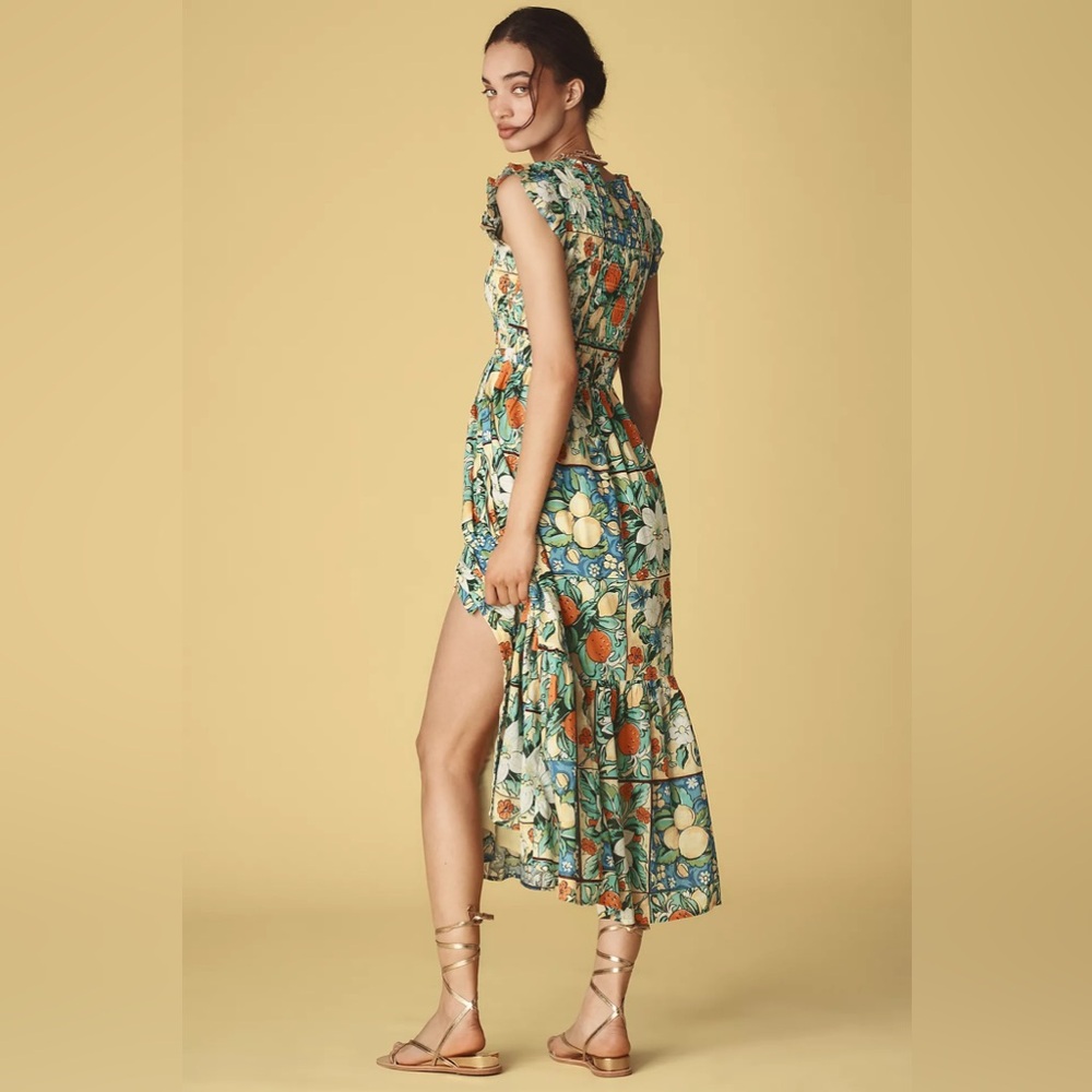 NWT Size S - Anthropologie The Peregrine Midi Dress 100% Cotton (NWT US$ 160) - Picture 7 of 16